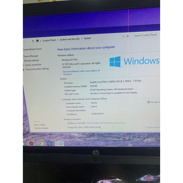 ☘Thay Main Laptop HP 350 g2 i3-4005U zin đét chạy full chức năng không lỗi gì kèm fan và tản nhiệt☘️