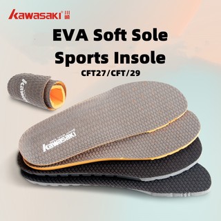 Miếng lót giày thể thao Kawasaki CFT-27/CFT-29 chống trượt thấm hút mồ hôi thoáng khí cho nam và nữ