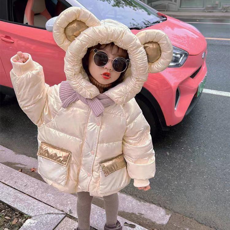 Áo Khoác cotton Dáng Lửng Thời Trang 2022 Mới Mẻ Cho Bé Gái