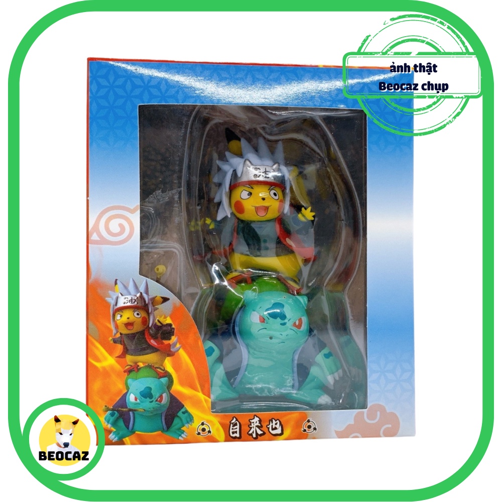 Mô hình Pikachu dễ thương Naruto Jiraiya Mandara cosplay linh vật độc đáo đồ chơi Beocaz bền màu an toàn