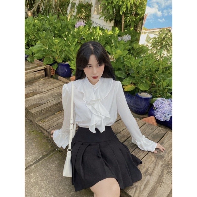 Ria Shirts - áo sơ mi cổ bèo thiết kế