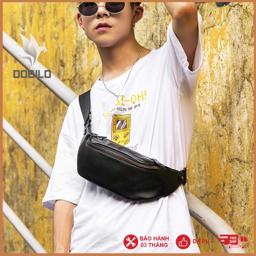 Túi Đeo Chéo Nam Nữ DOBILO Thời Trang Phong Cách Hàn Quốc BG35