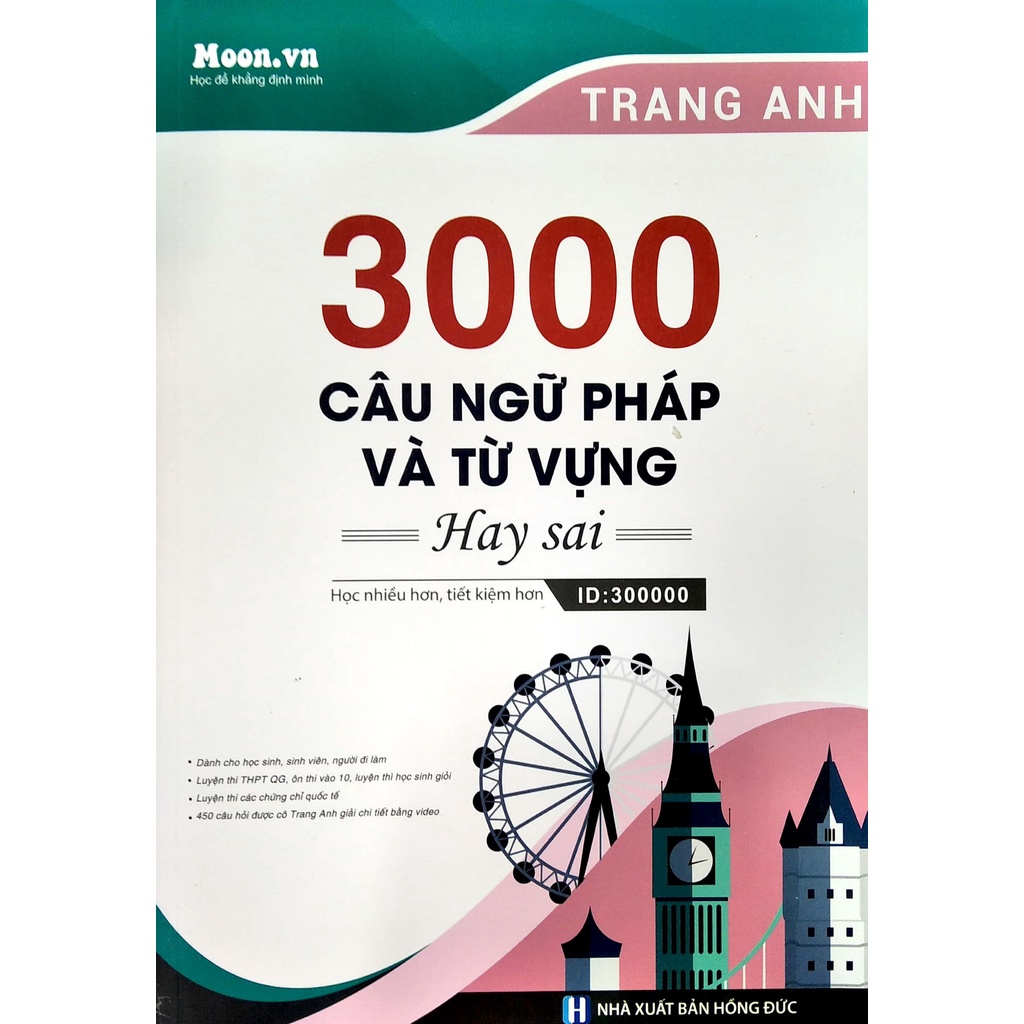 Sách 3000 Câu Ngữ Pháp Và Từ Vựng Hay Sai