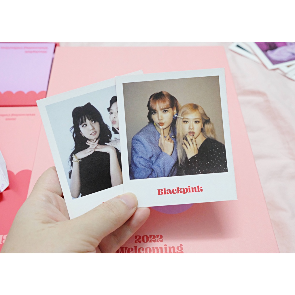 Ảnh bo góc Welcoming Collection 2022 Blackpink Photocard Jennie Jisoo Rosie Lisa Tách lẻ off