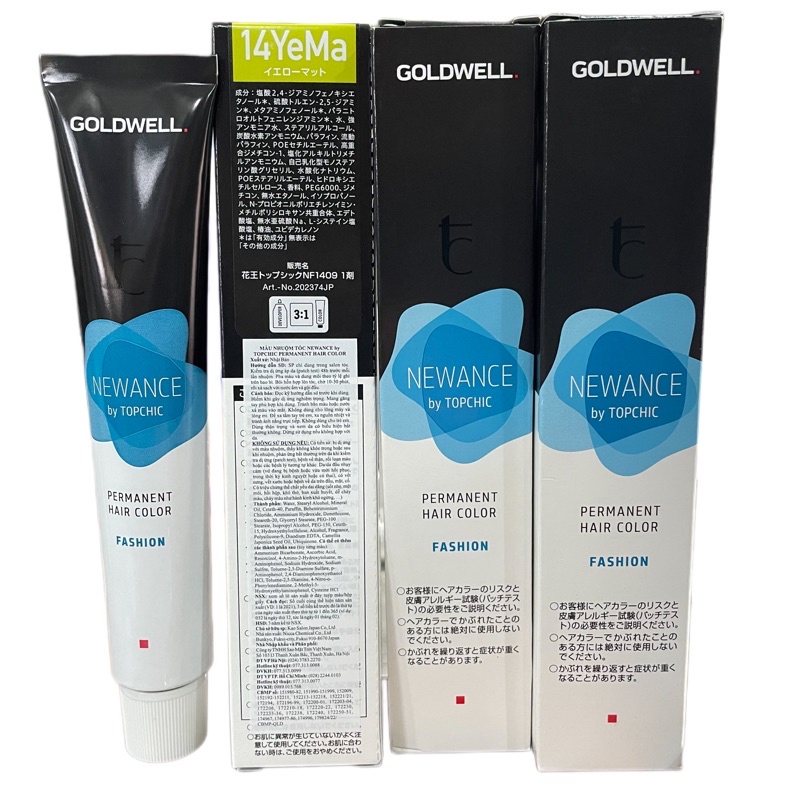 Màu nhuộm thời trang Goldwell NEWANCE by TOPCHIC Permanent Hair Color FASHION 80ml