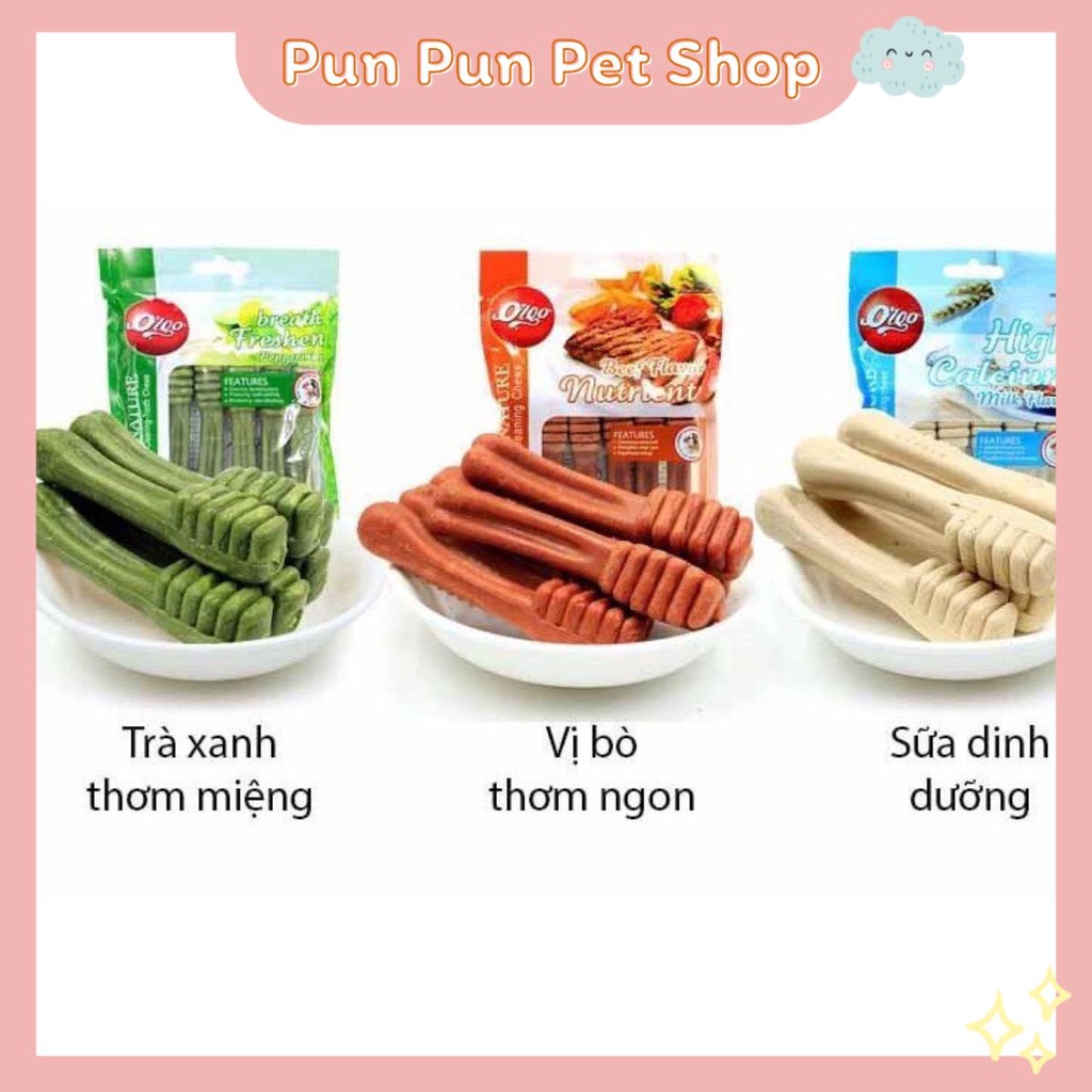 Xương Gặm Orgo Sạch Răng,Thơm Miệng,Bổ Sung Canxi Cho Chó 90g - PunPunPet Shop