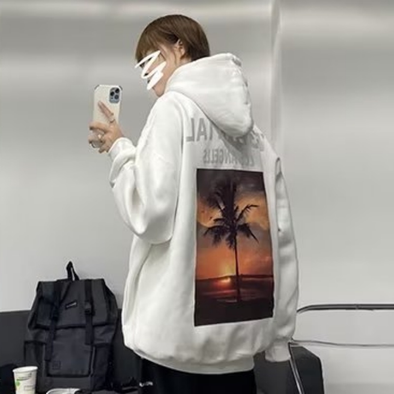 Áo hoodie Dáng Rộng Thời Trang Hàn Quốc Chất Lượng Cao