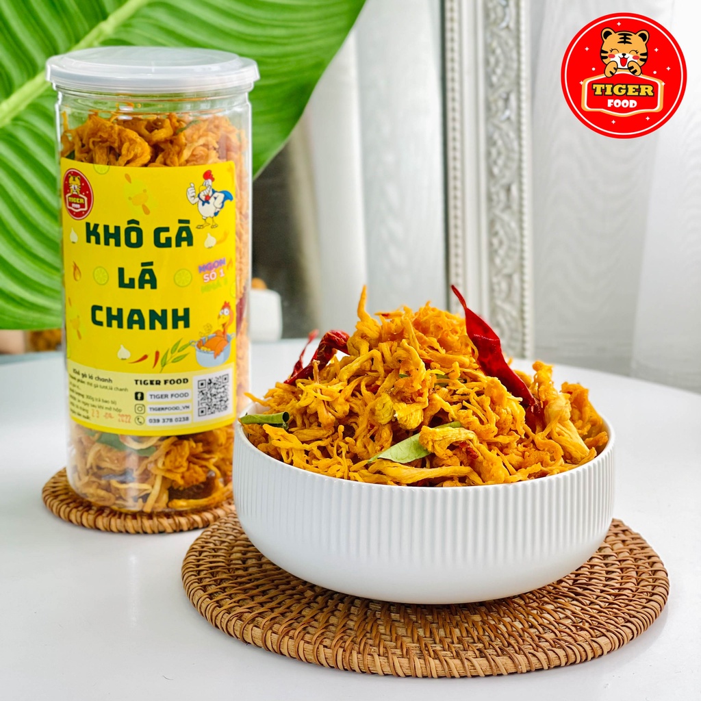 Đồ ăn vặt 16 món SIÊU NGON 💖TIGER FOOD💖 Món ăn vặt đóng lon khô gà - mực cán - rong biển- da heo - cơm cháy - bánh gấu