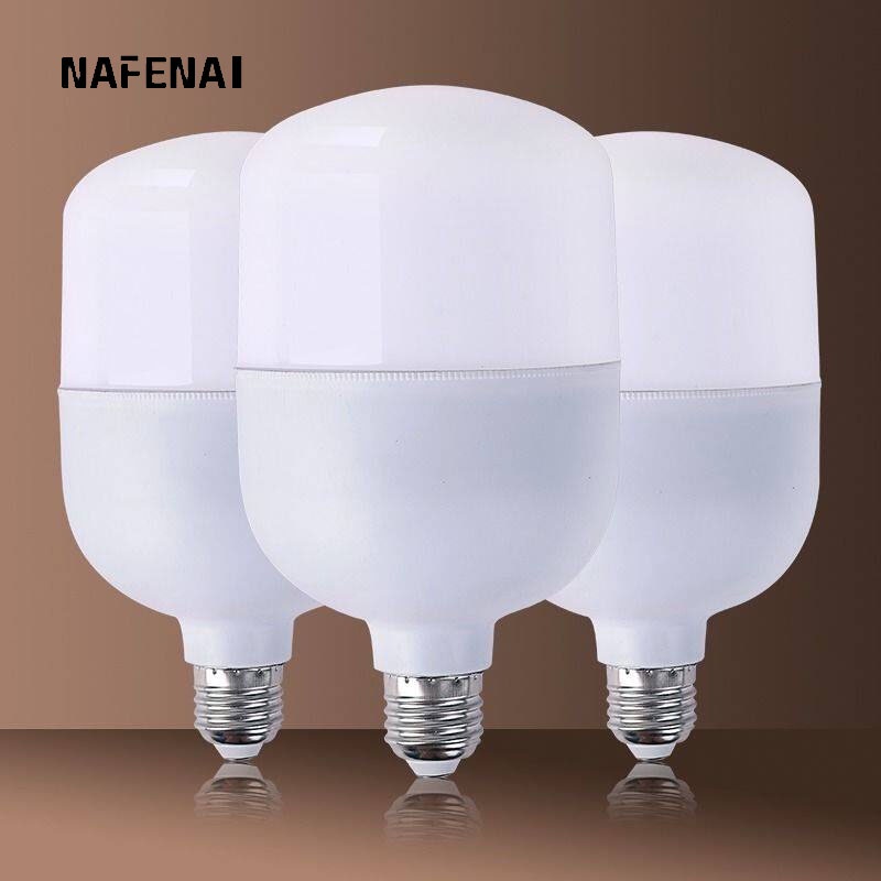 Nafenai Bóng đèn LED kiểu đuôi vặn siêu sáng công suất cao tiết kiệm năng lượng tiện lợi