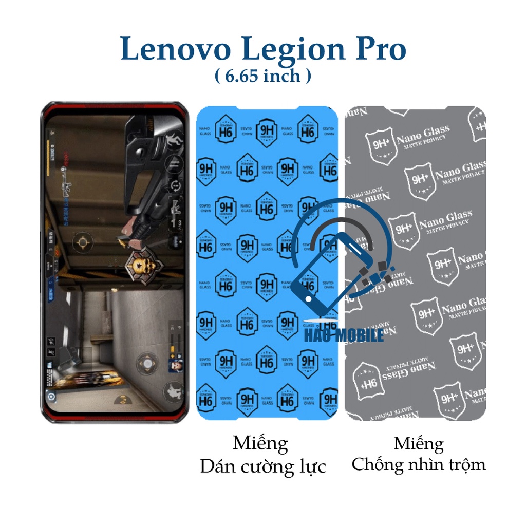 Dán cường lực dẻo nano Lenovo Legion Pro - chống nhìn trộm dẻo nano