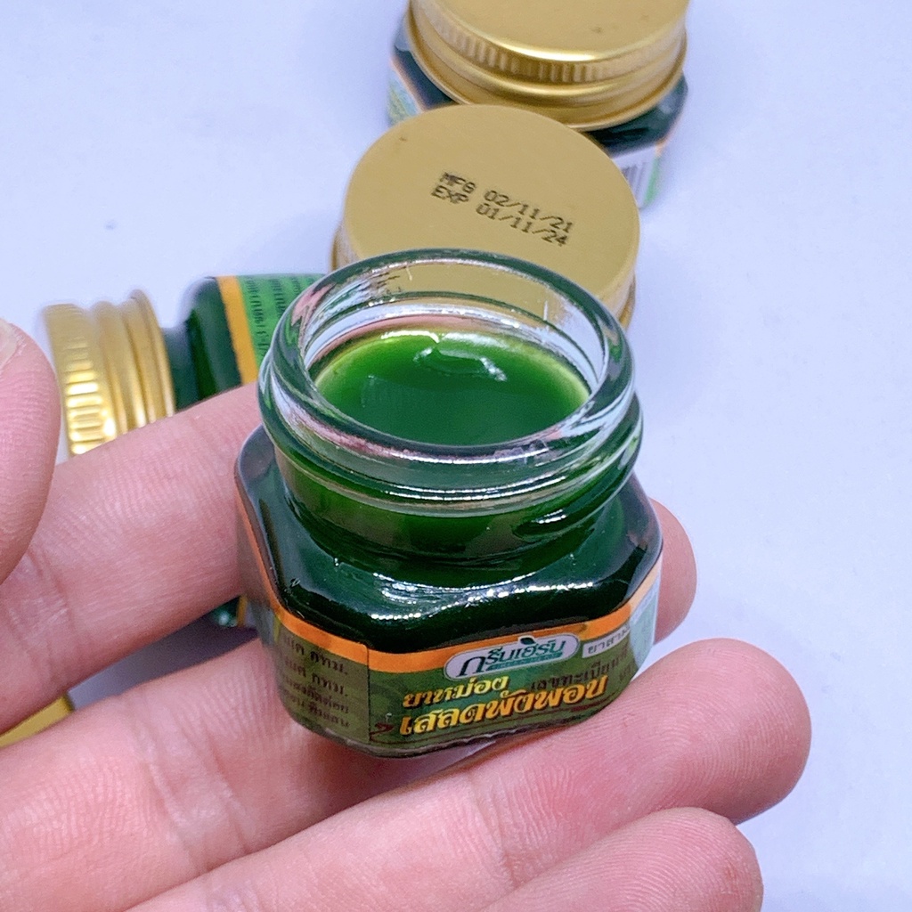 Cù Là Thơm Thảo Dược Green Herb 10g-Chính Hãng Thái Lan