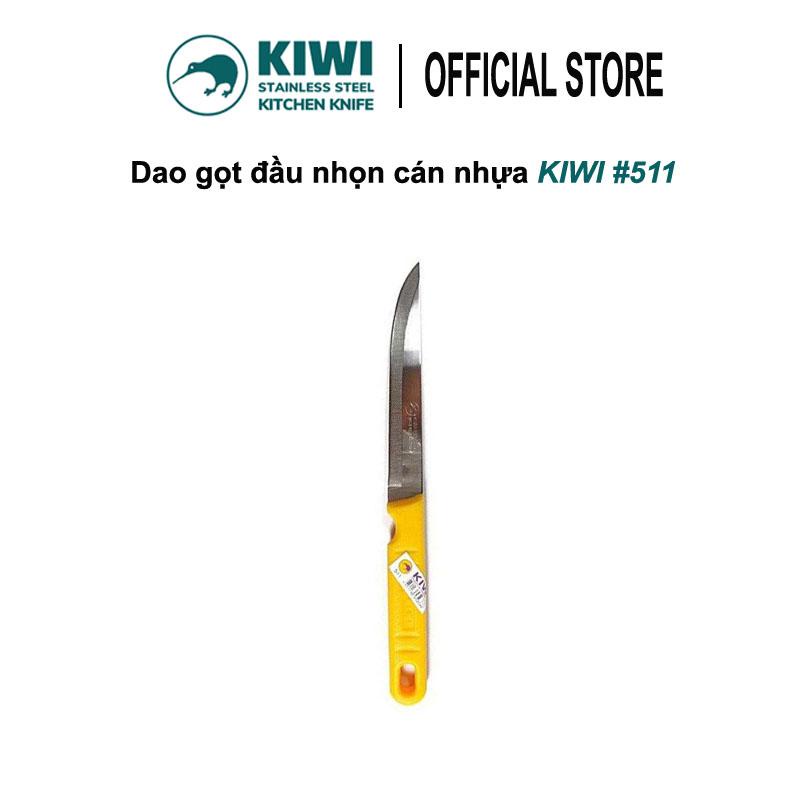 [Chính hãng] Dao gọt trái cây gia đình cán nhựa mũi nhọn siêu bén chính hãng Kiwi Thái Lan mã 511