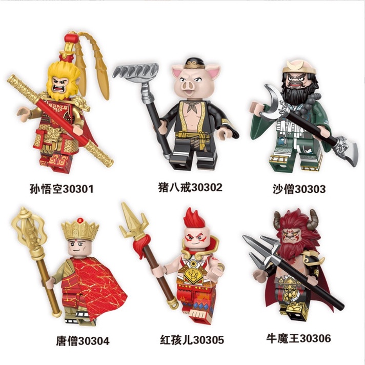 Đồ chơi lắp ráp mô hình Minifigures nhân vật Tây Du Ký