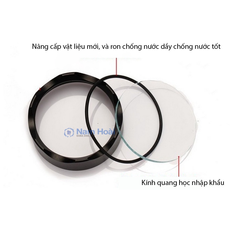 Đèn pin siêu sáng LED UltraFire C8 chống nước cao cấp full phụ kiện