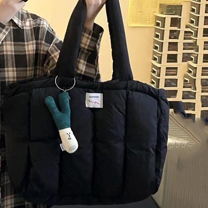 Túi Đeo Vai Bằng cotton Nhẹ Cỡ Lớn Thoải Mái Có Thể Gấp Gọn Cho Nữ