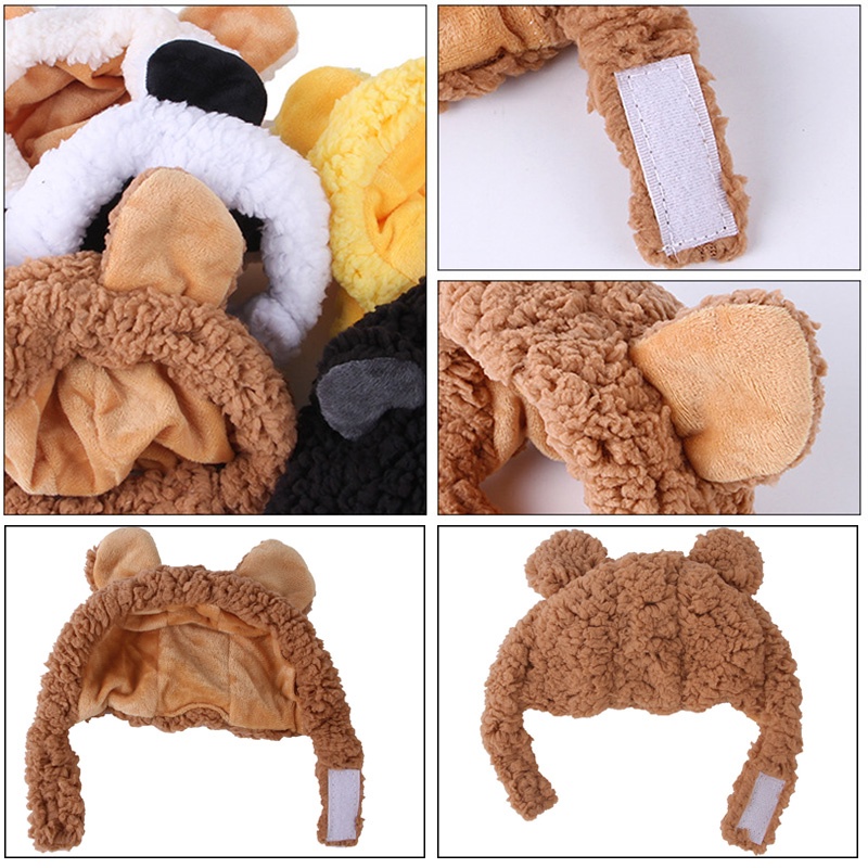 Thú Cưng Ngộ Nghĩnh Mèo Nón Dễ Thương Tai Gấu Mèo Mũ Ấm Sang Trọng Thú Cưng Mũ Cosplay Ảnh Đạo Cụ Mèo Con Chó Con trang Phục Hóa Trang Mèo Phụ Kiện