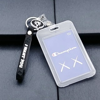 Móc khóa đựng thẻ tên dây silicon