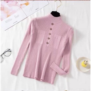 Áo len cổ lọ Quảng Châu .