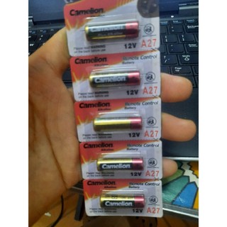 (Vỉ 5 viên) Pin A27 12v CAMELION - date 2029