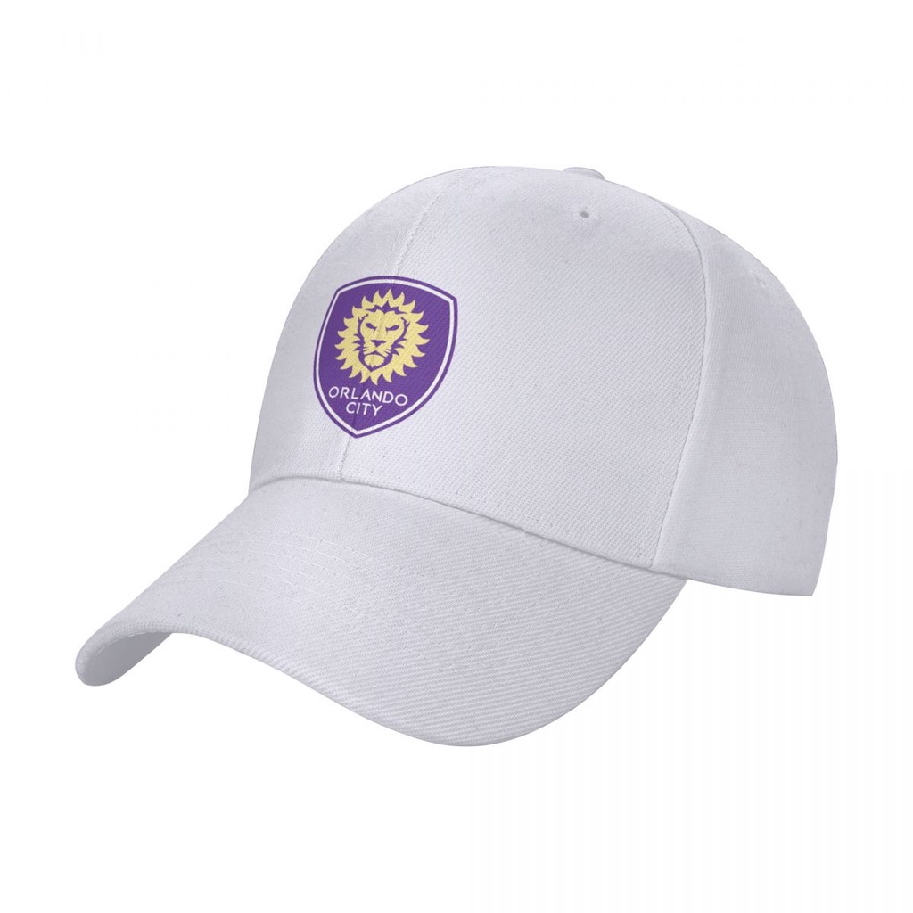 Mới Có Sẵn Orlando City SC Logo Mũ Bóng Chày Nam Nữ Thời Trang Polyester Màu Trơn Cong Vành Mũ Unise