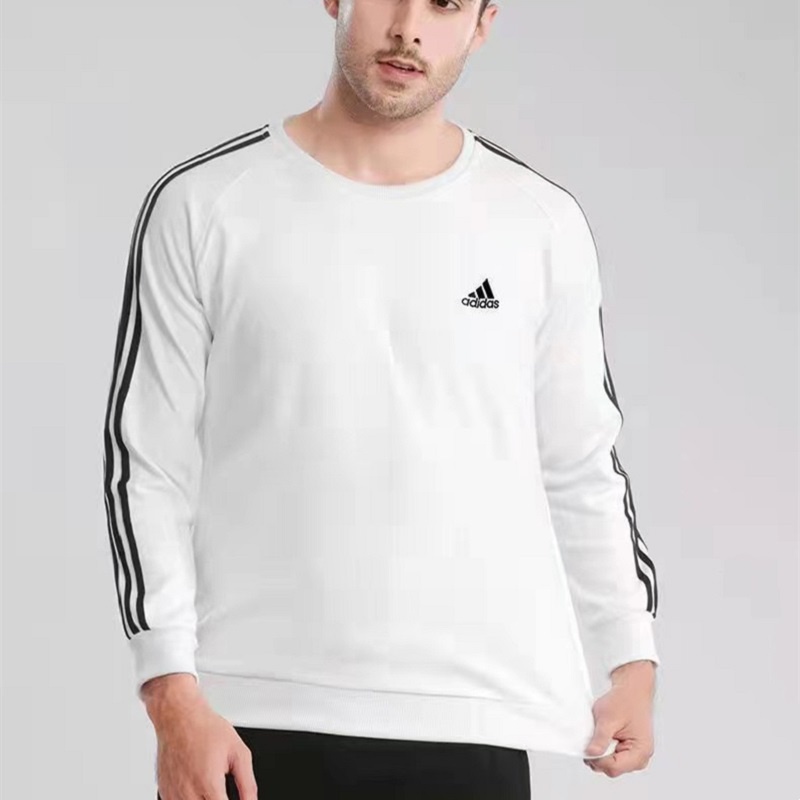 Áo Sweater Thể Thao Cotton Nguyên Chất Thêu Logo Adidas Thời Trang Cho Nam Và Nữ