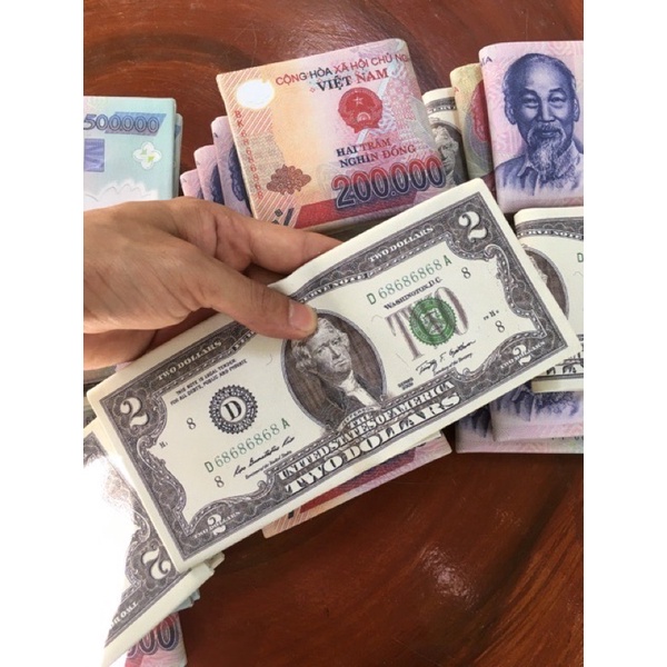 Ví in hình Dolla thời trang cá tính