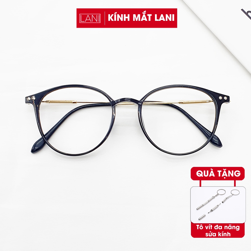 Gọng kính cận nữ dáng bầu thời trang Khánh Vy đeo Lani 2955 - Lắp mắt cận có độ theo yêu cầu