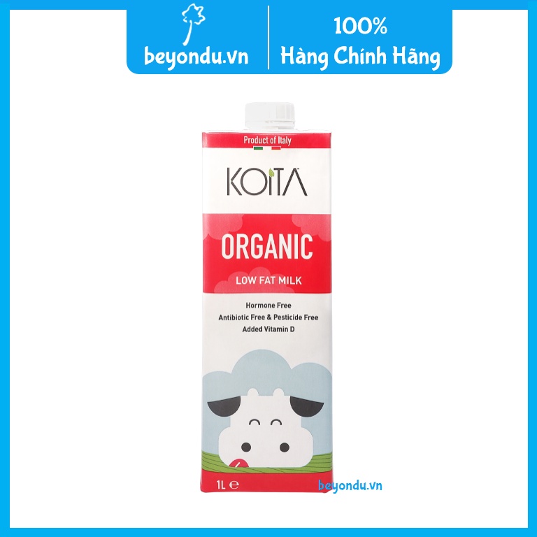 Sữa ít béo hữu cơ Koita 1L thumbnail