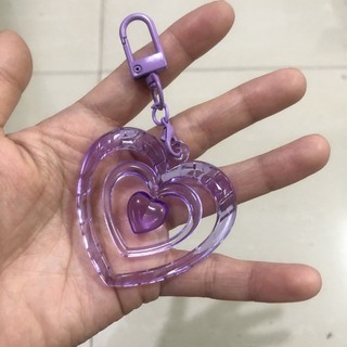 Móc Khóa Hình Trái Tim Dễ Thương Cho Cặp Đôi