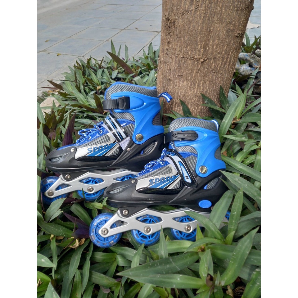 Giày Trượt Patin Trẻ Em Cho Trẻ Từ 3-10 Tuổi, Bánh Cao Su Phát Sáng. Hàng Chính Hãng SOUPLE