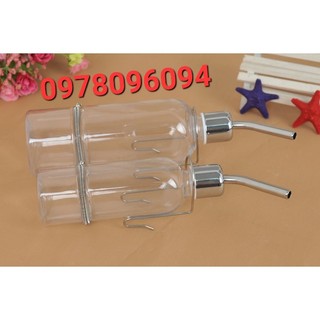 Bình nước 350ml cho chồn hương bình nước cho chó bình uống cho mèo bình uống nước cho vẹt bình nước cho sóc mỹ