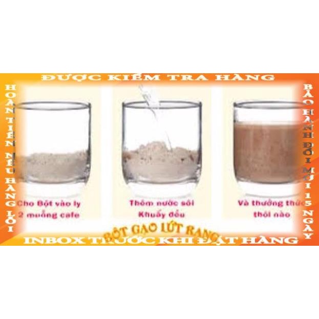 Bột gạo lức huyết rồng giảm cân giữ dáng nguyên chất 1kg HANDMADE timlai