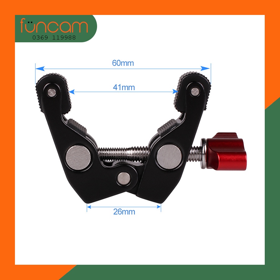 Kẹp càng cua cho máy ảnh, studio