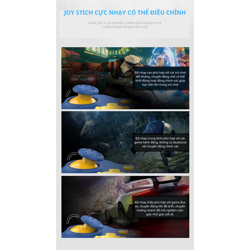 🎁TẶNG DÂY SẠC🎁Tay cầm chơi game PXN-P3 Bluetooth, Wireless chơi game FO4| PES2022| Genshin Impact| Liên quân| Minecraft