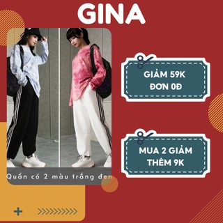 Quần Jogger Nam Nữ Thể Thao 3 Sọc ESTINI Form Ống Rộng Để Suông Hoặc Rút Dây Bo Gấu Vải Dày Dặn