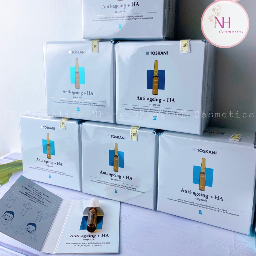 Tinh chất Anti-ageing HA Toskani - Tinh chất cấp ẩm tức thì cho da khô, lão hóa