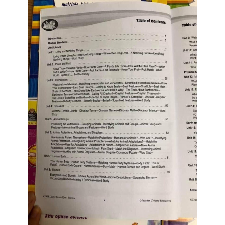 DAILY WARM-UPS SCIENCE full 5q