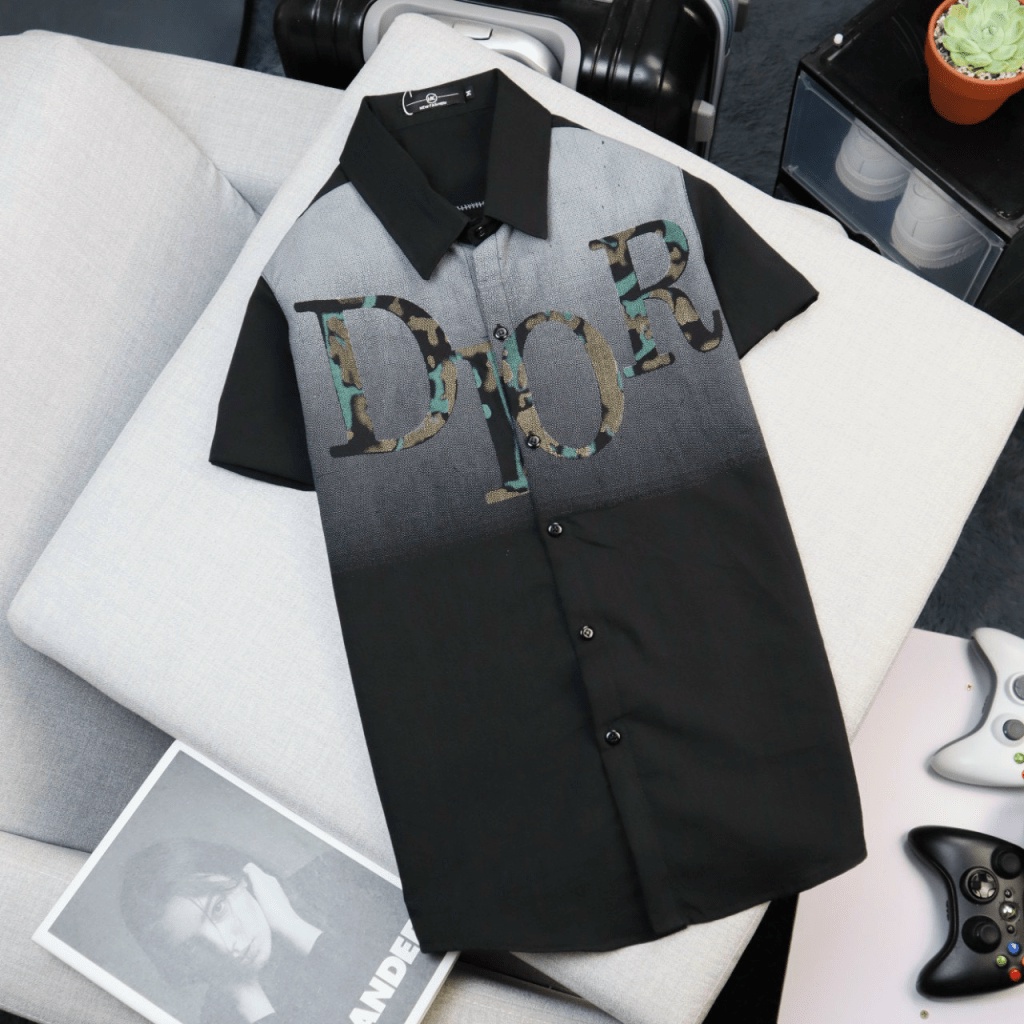 (HCM) ÁO SƠ MI NAM TAY NGẮN THỜI TRANG LUXURY ĐẲNG CẤP - PHONG CÁCH CHUẨN SOÁI CA CHO CÁC ANH EM KM STORE