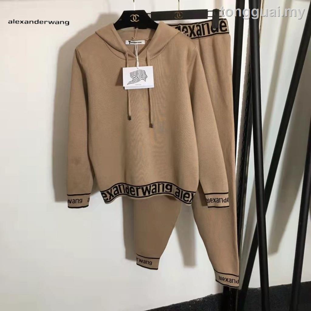 Suit Alexander Wang! Áo Sweater Cotton Nguyên Chất Thiết Kế Mới Thoải Mái Năng Động Cho Nam
