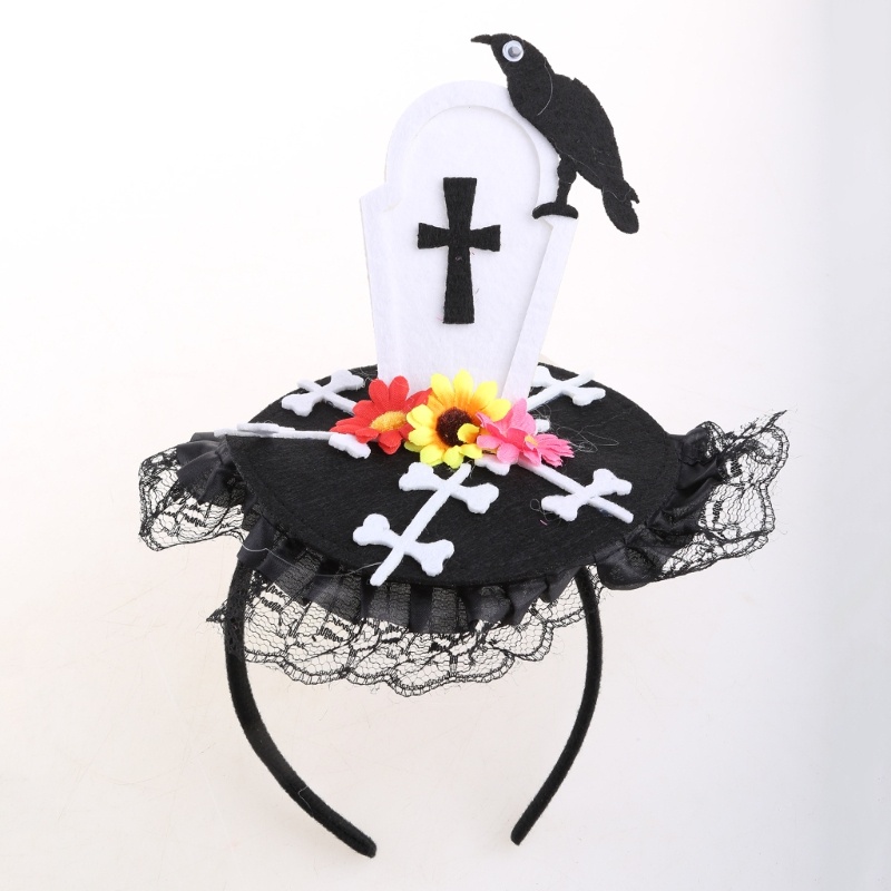 Flgo Băng Đô Phong Cách Halloween Đính Đá Độc Đáo