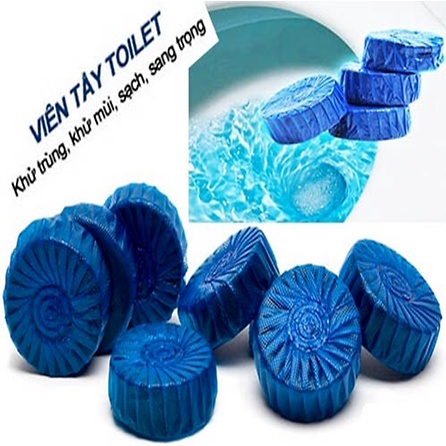 Viên tẩy bồn cầu dọn dẹp Toilet sát khuẩn , sạch khuẩn ngay dùng lần đầu