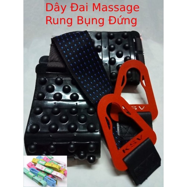 Dây đai massage máy rung bụng đứng loại hột