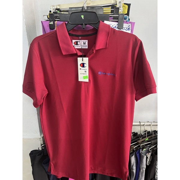 Áo thun polo champion có cổ