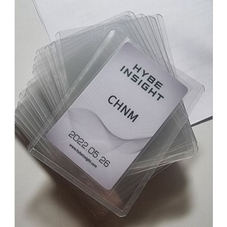 Toploader bảo vệ ảnh card idol card anime A7 Trắng Dọc - Có Seal và Unseal