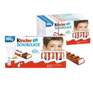 [Mẫu Mới] Socola thanh sữa Kinder Schokolade 100g