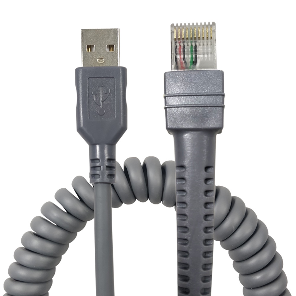 Dây Cáp USB Loại A 3M LS2208-SR LS3408 LS1203 LS4208 DS3408-HD USB Sang RJ45 Chuyên Dụng Cho Máy Scan Zebra Butler
