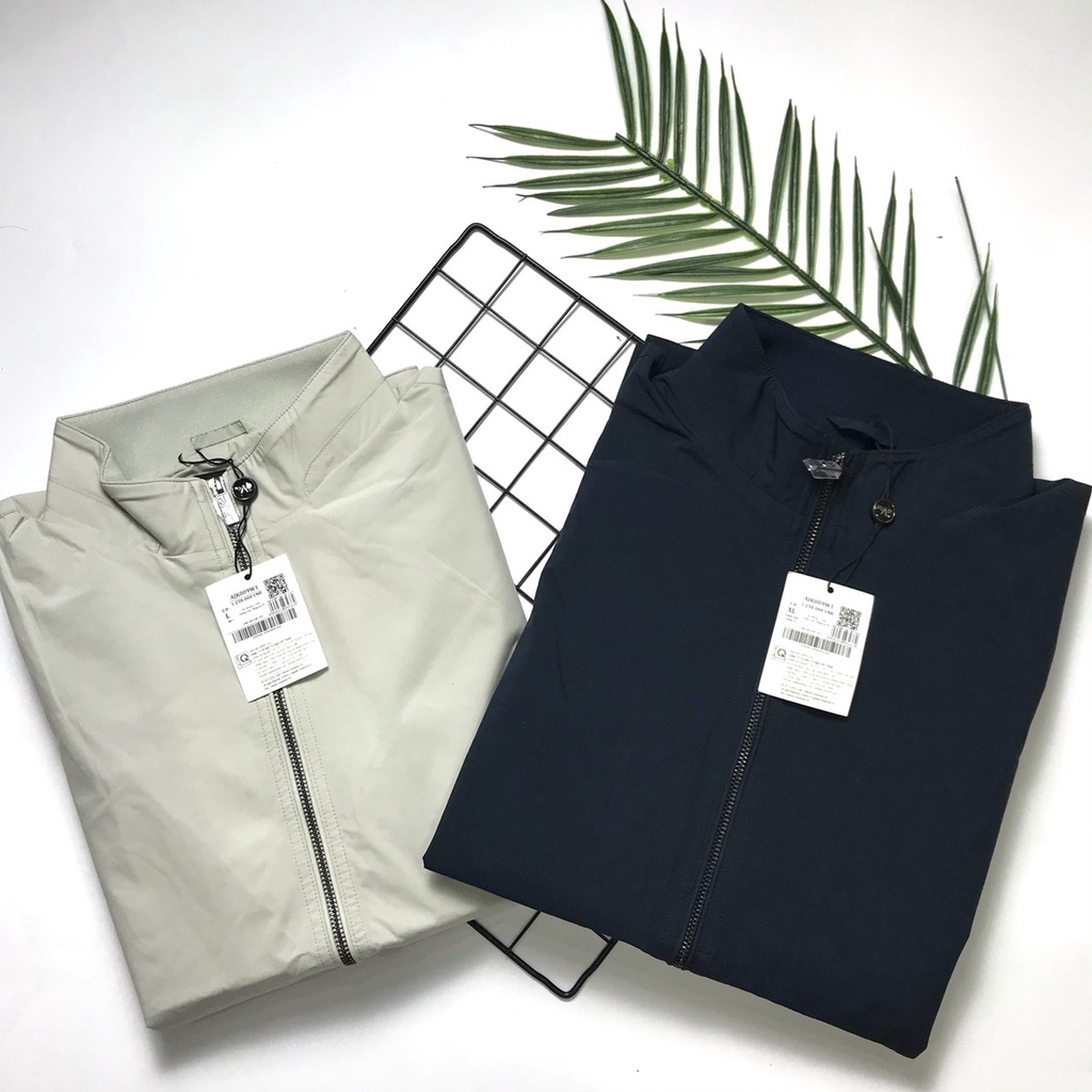 Áo khoác bomber ARISTINO  2 lớp cao cấp  AJK009W1)