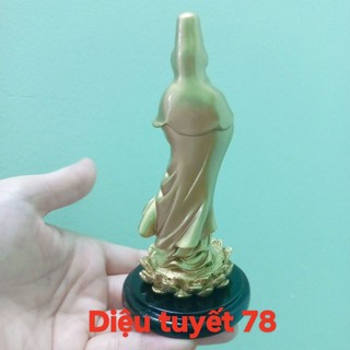 Tượng Phật Bà Quan Âm đứng ( cao 13 cm)