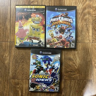 Trò chơi Gamecube Sonic Rider Spongebob Squarepants Power Ranger