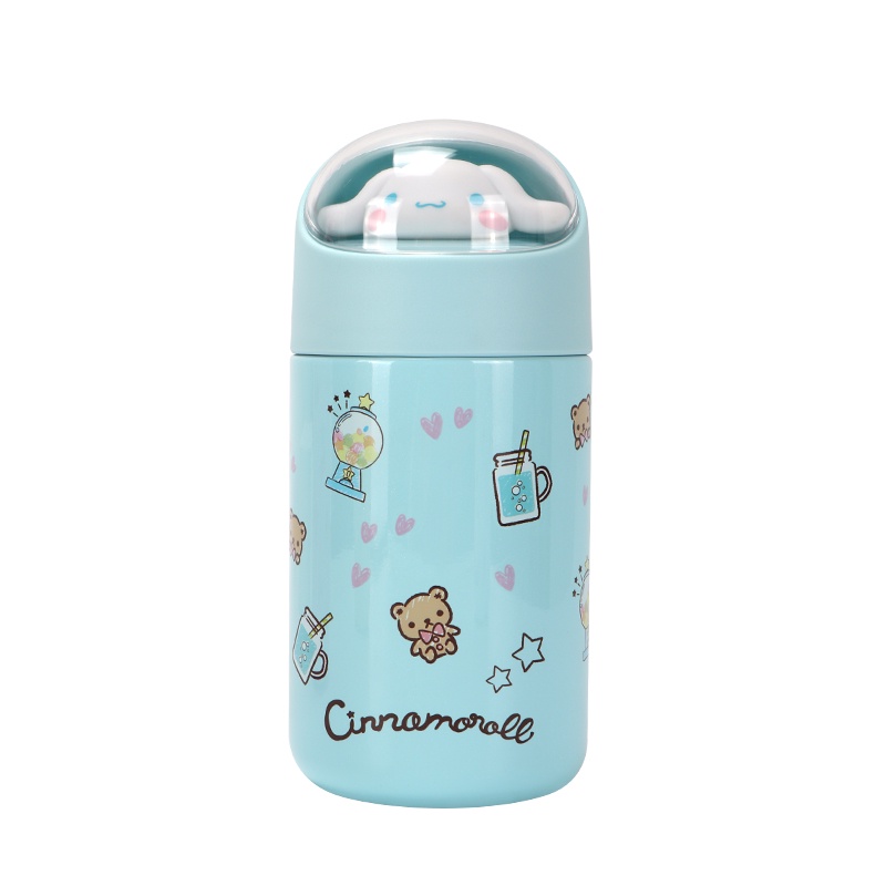 Bình Nước Giữ Nhiệt Bằng Thép Không Gỉ 280mL Hình Hello Kitty Sanrio